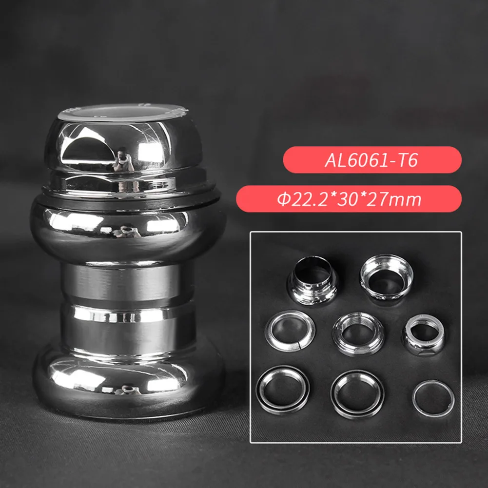 

22.2mm Bicycle Headset 1 Inch Fixed Gear Racing Bike Headset Bearing Fixed Gear Road Bike Aluminium Alloy Headset Bike Parts
