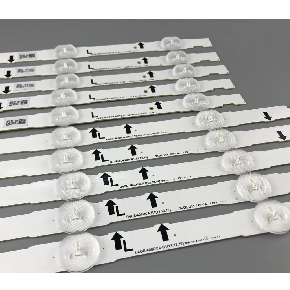 

10pcs LED Backlight Strip 2014SVS40 D4GE-400DCA-R1 D4GE-400DCB-R1 For SamSung 40'' TV UE40H6500 UE40H5500 UE40H6200 UE40H5100