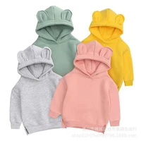 2022 autumn and winter new childrens hooded sweater fashion trendy fleece thick warm and handsome hoodie