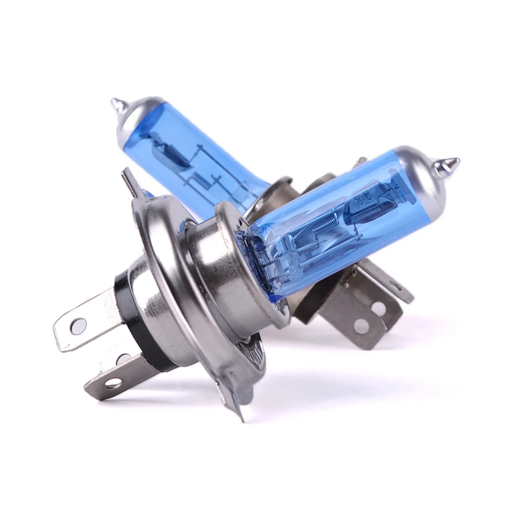 

2pcs H4 DC 12V 100W Car Auto Halogen Headlight Headlamp Lamp Light Bulb (White)