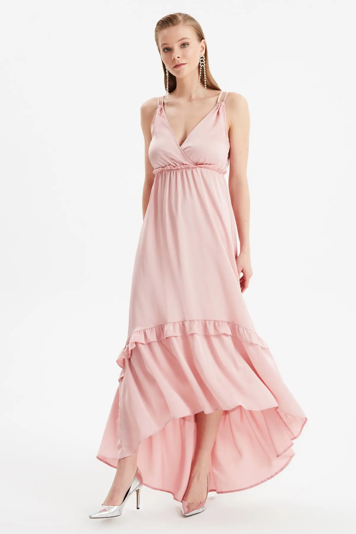 

Trendyol Strap Detail Evening & Prom Gown TPRSS21AE0175