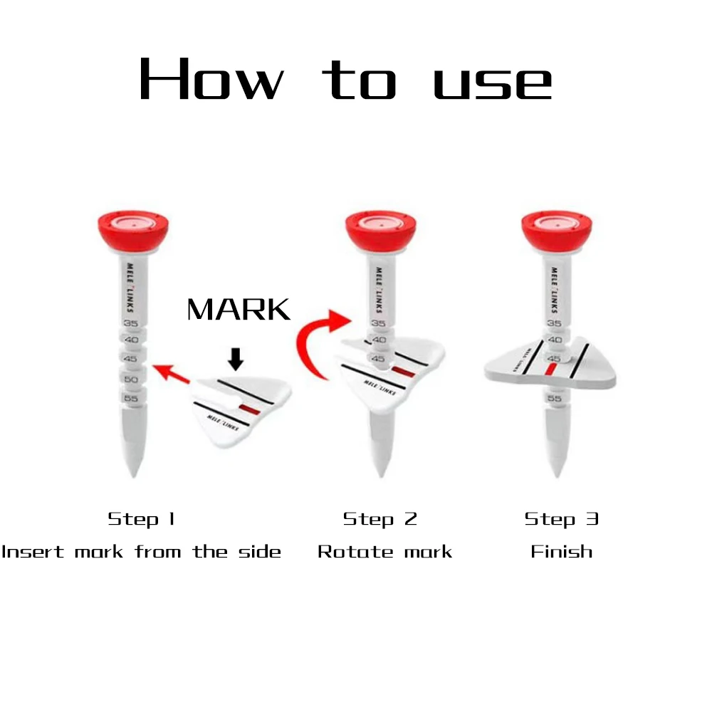 1 шт. новые двойные Понижающие тройники для гольфа с держателем мяча пластиковые