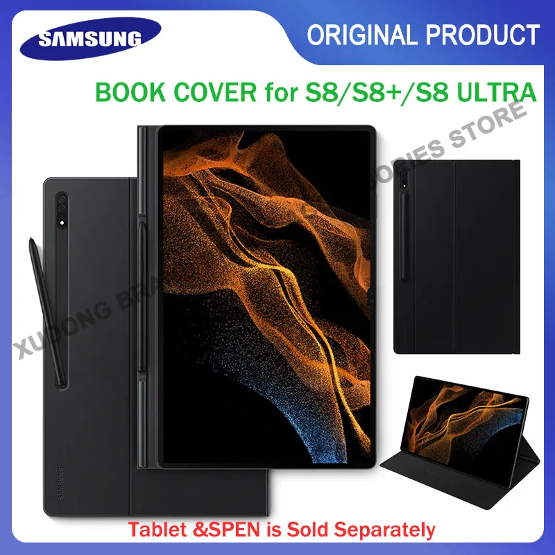 

Original Samsung Galaxy Tab S8 Tab S8 Plus/S8+ Galaxy Tab S8 Ultra Stand Leather Case Tablet Standing Book Cover EF-BX900PBEGEU