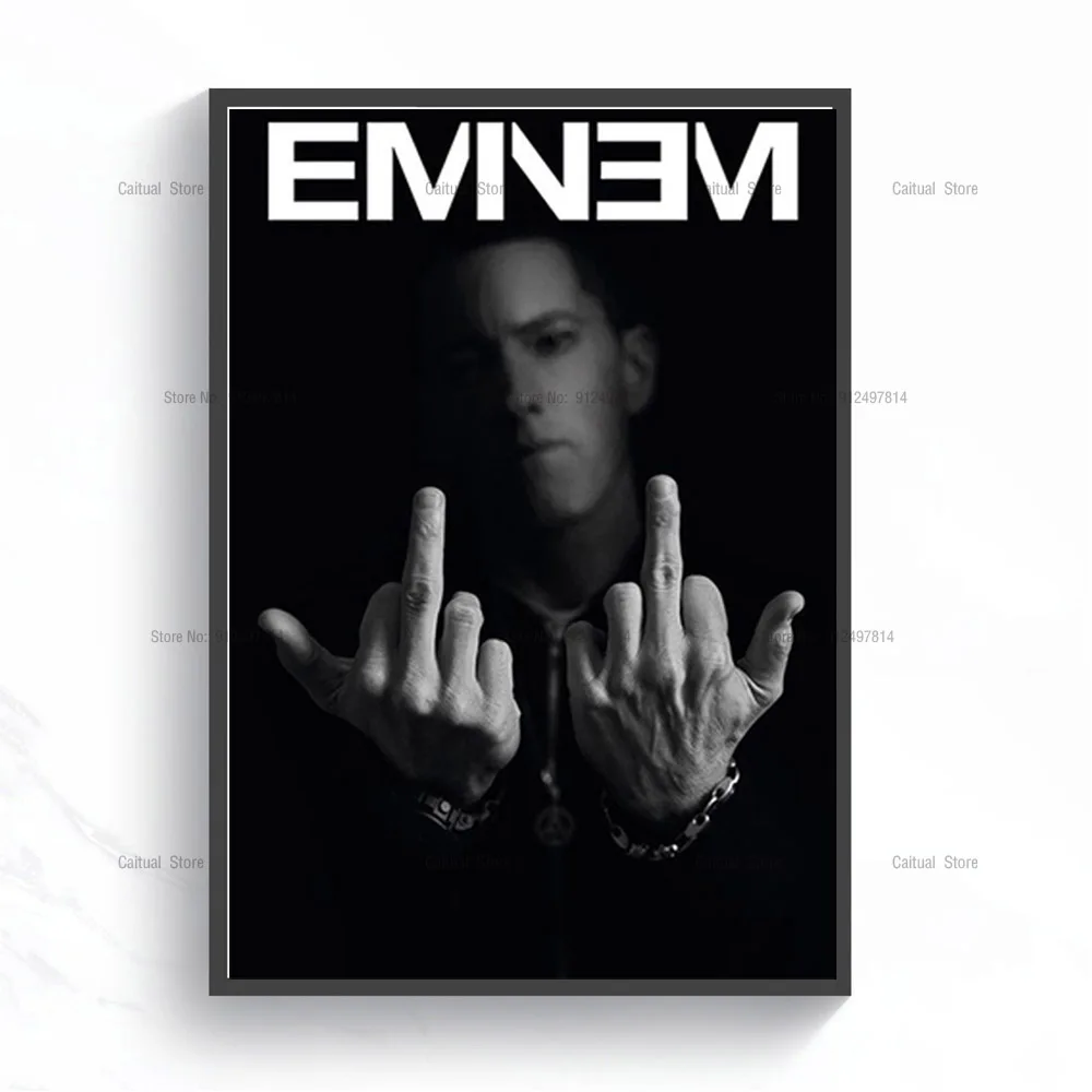 Эминем шоу музыка звезда рэпера убийца альбом Обложка холст живопись настенное