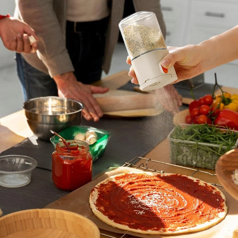 BEAU-2PCS Солонки и перечницы Бутылка для контроля соли приправ Банки специй