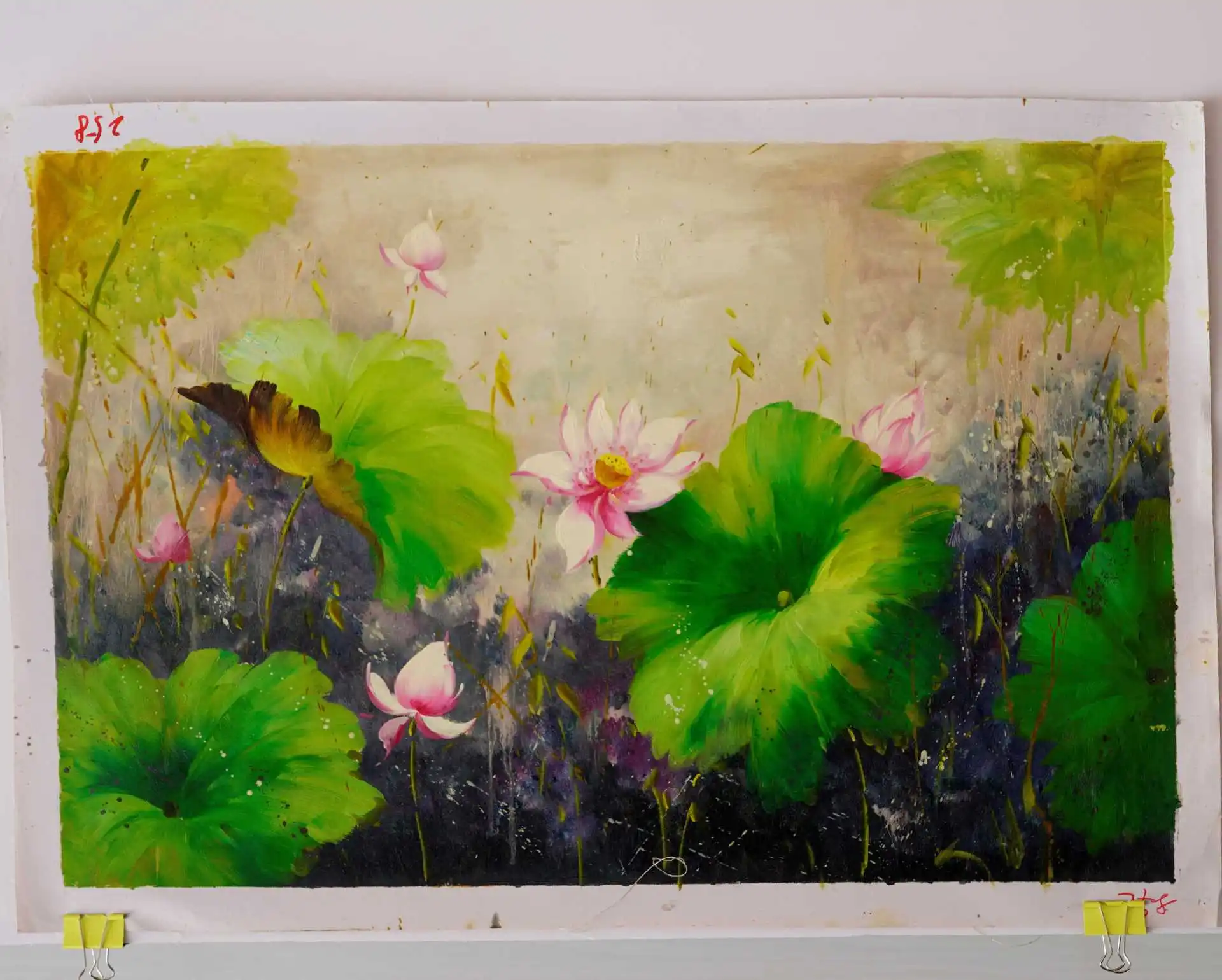 

20228Ann-Tulip diy digital oil painting oil painting acrylic flower painting explosion hand-filled landscape painting