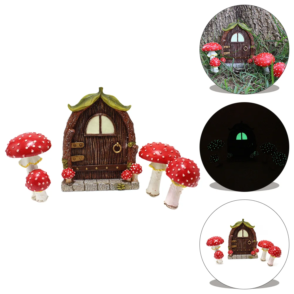 

1 Set Outdoor Statues Mushroom Garden Decor for Outside Yard Outdoor Decor Garden Art