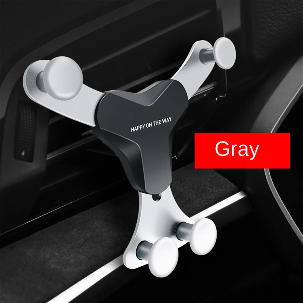 

Mini Shape Gravity Car Mobile Phone Bracket Multinational Durable Air Outlet Navigation Support Portable Car Supplies