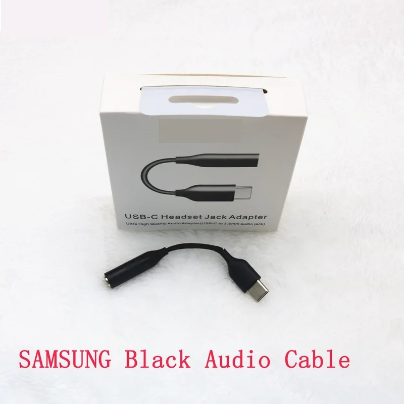 

AUX-адаптер для наушников SAMSUNG Type-C на 3,5 мм, аудиокабель для наушников SAMSUNG NOTE 10 Plus A90 A80 A60 Type C на 3,5 Jack