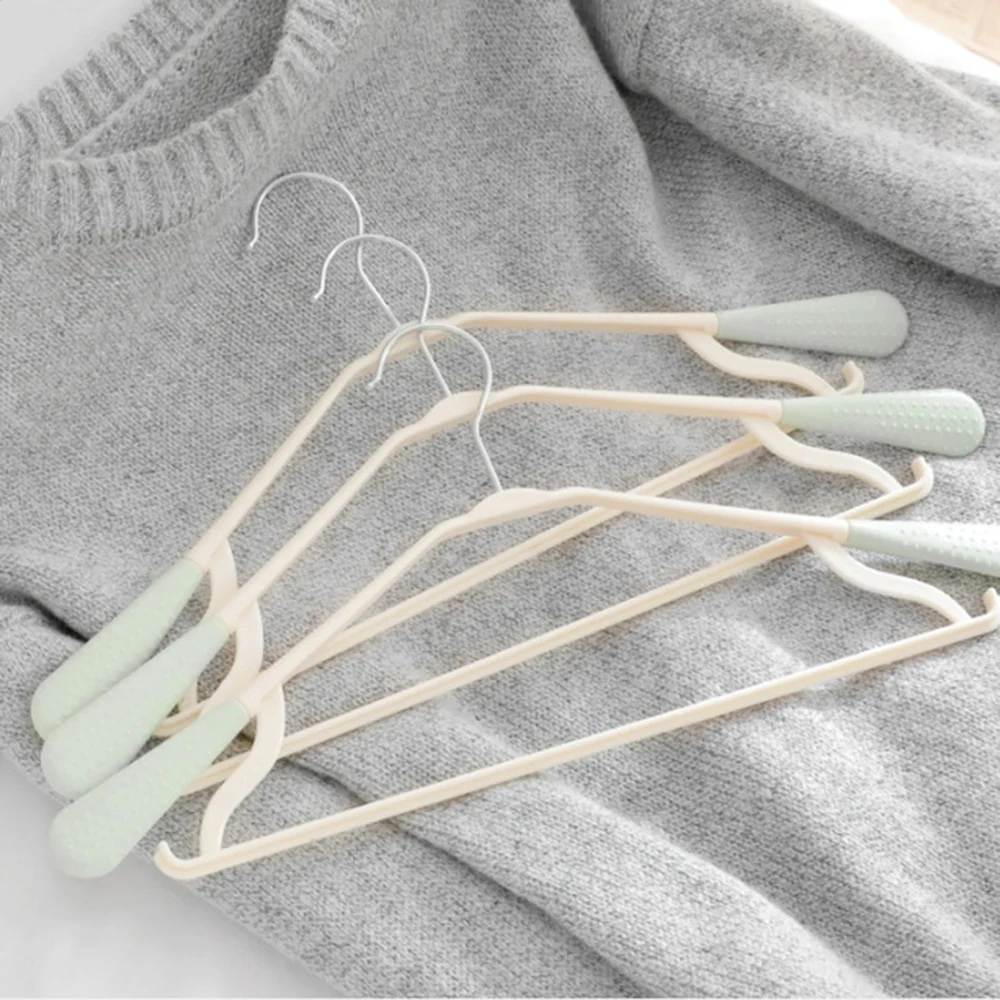 

10 шт. Нескользящие вешалки для одежды с поворотными крючками на 360 °, ветрозащитные пластиковые вешалки, вешалки для свитеров, Нескользящие ...