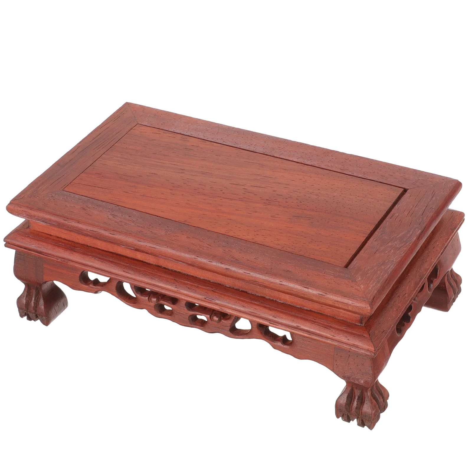 

Wood Base Flower Vase Base Vase Display Stand Vintage Wooden Planter Riser