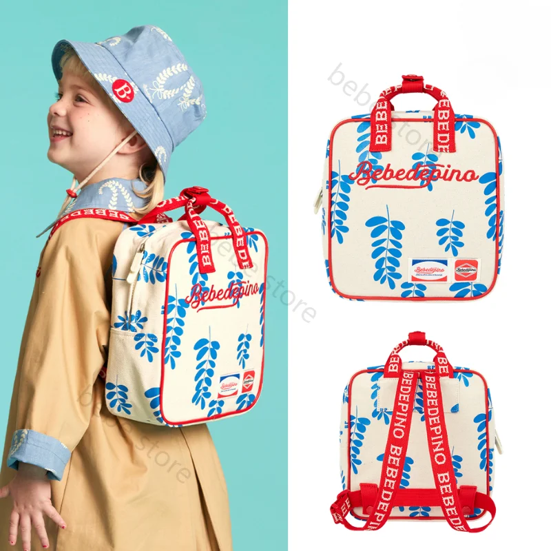 

Bebe Store (в наличии) 베베베베 베 2023, холщовый рюкзак для мальчиков и девочек