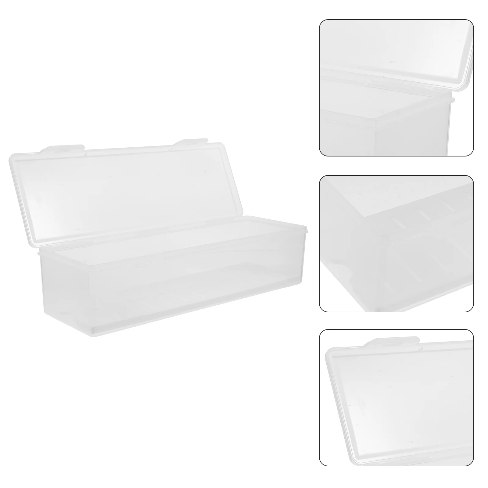 

Sealed Crisper Fridge Toast Case Kitchen Supply Fruit Containers For Keep Fresh Clear Plastic