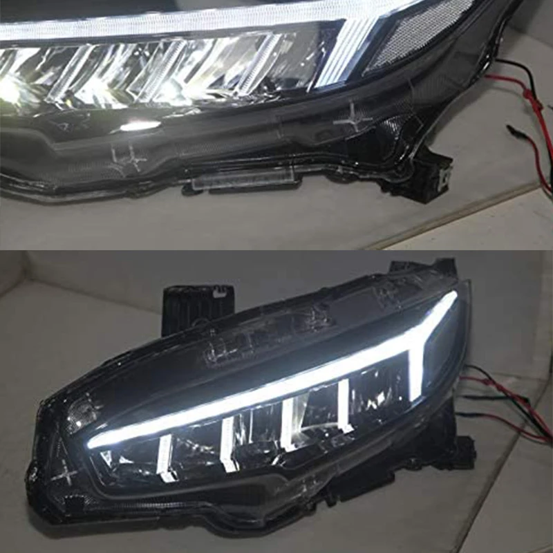 Для HONDA Civic 10 Gernareation 2015-2018 светодиодный фары LD