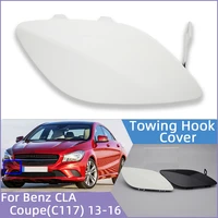 front bumper towing hook eye cover cap for mercedes benz cla coupec117 2013 2016 cla180 200 220 250 cla45 hauling trailer lid