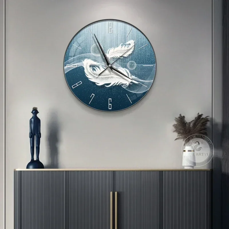 Современные украшения дома настенные часы украшение для гостиной крыльцо