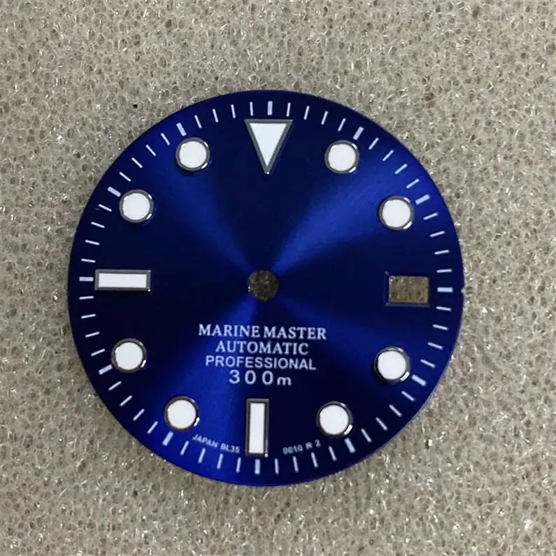 Sunburst dial blue black purple white C3 green luminous SKX007 abalone turtle mechanical watch accessories MOD NH35/36 movement