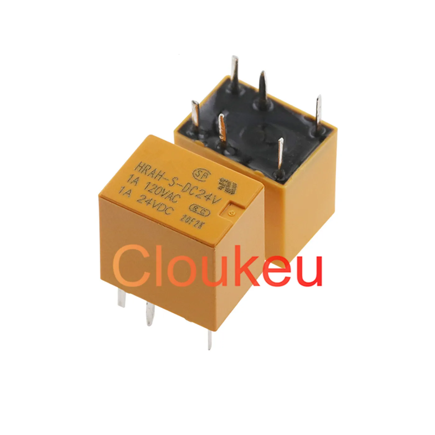 Реле HRAH-S-DC5V 12V 24V 1A 6pin