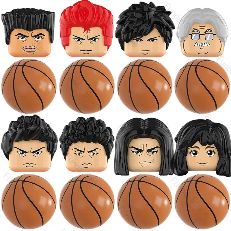Slam Action Figures Building Blocks Accessories Toys For Kids Gift Koruit Xp459-466