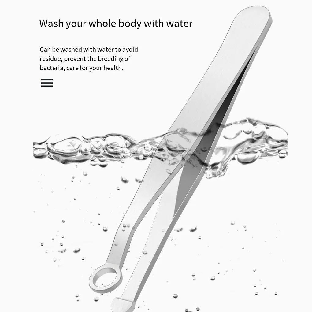 Прочный ручной триммер для волос в носу с круглой головкой легко чистится