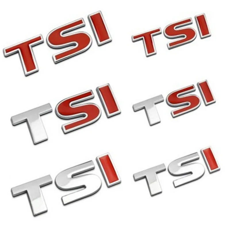 

Металлические 3d-буквы для автомобильных наклеек Volkswagen VW Polo TSI эмблема Passat Touareg Jetta Golf 4 5 6 7 MK7 MK6 TSI значки аксессуары