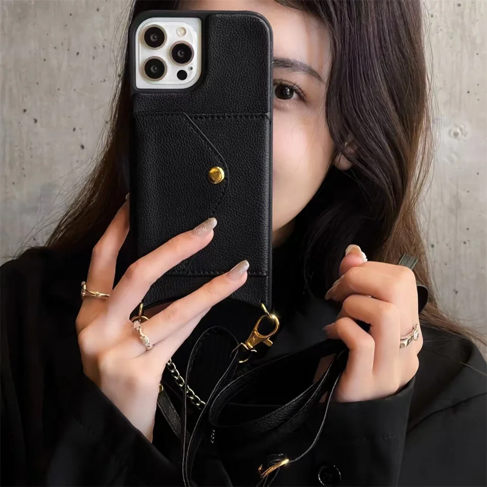 

Чехол-бумажник с ремешком для Iphone 13, 12, 11 Pro Max