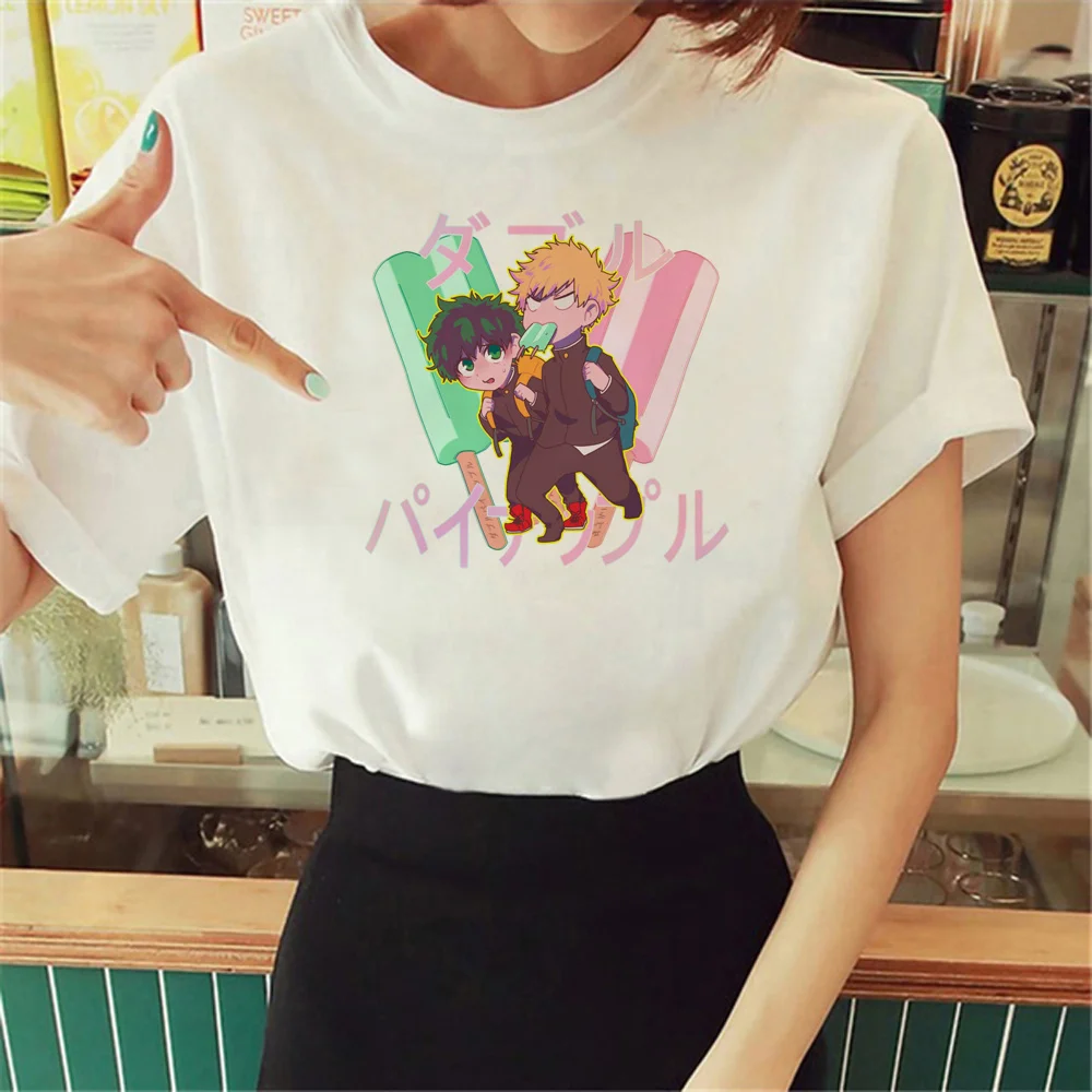 

My Hero Academia Tee women designer t shirt girl harajuku anime Japanese clothes