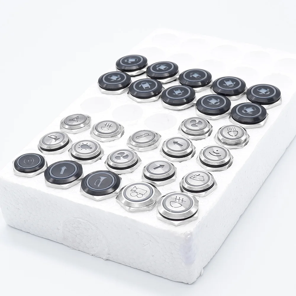 Металлический светящийся лазерный переключатель 16/19/22 мм 12 В 220 5 |