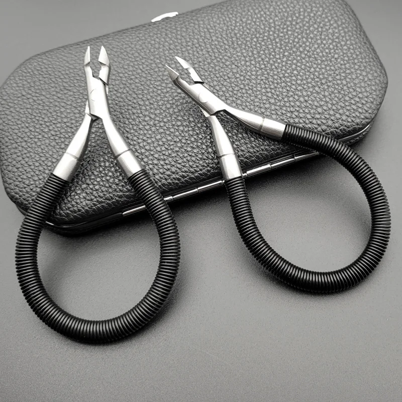 

Spiral Spring Cuticle Trimmer Nippers Cleaner Nail Gap Remover Dead Skin Rescue Hangnail Paronychia Manicure Tools
