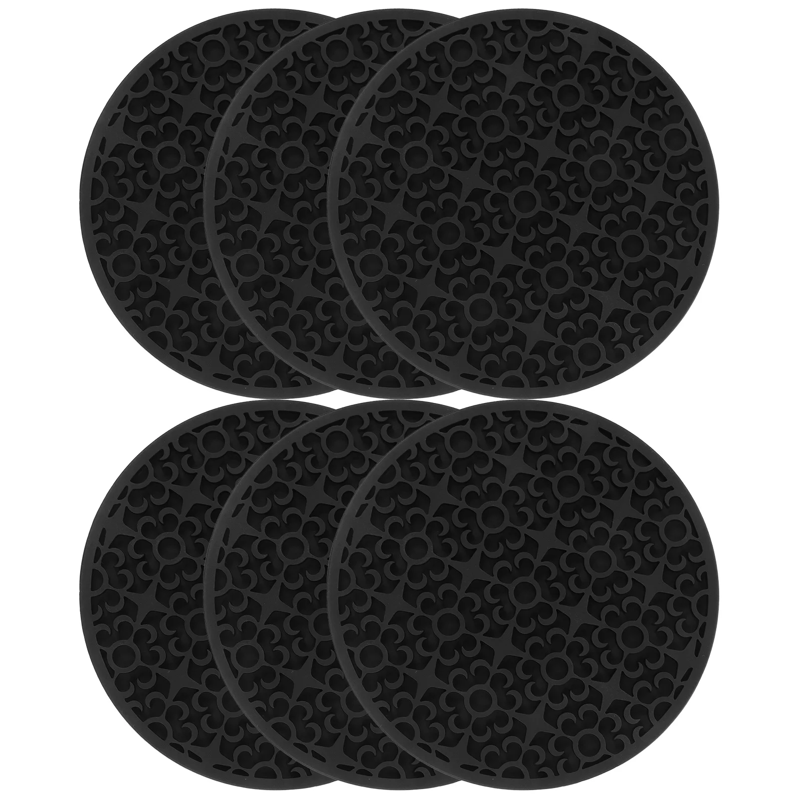 

Coasters Cup Holder Tea Mat Pads Mats Pad Silicone Pot Coffee Coaster Mug Drink Dish Kitchen Table Hot Heat Bottle Dashboard