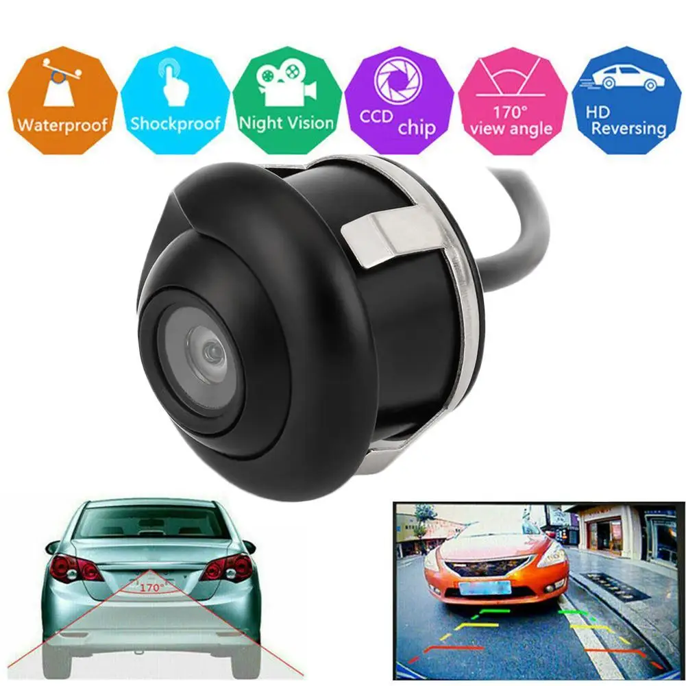 

Universal 360 Degree View Car Rear View Camera HD Night Vision Auto Front Side Reversing Backup Camera Car Backup Monitor Camera