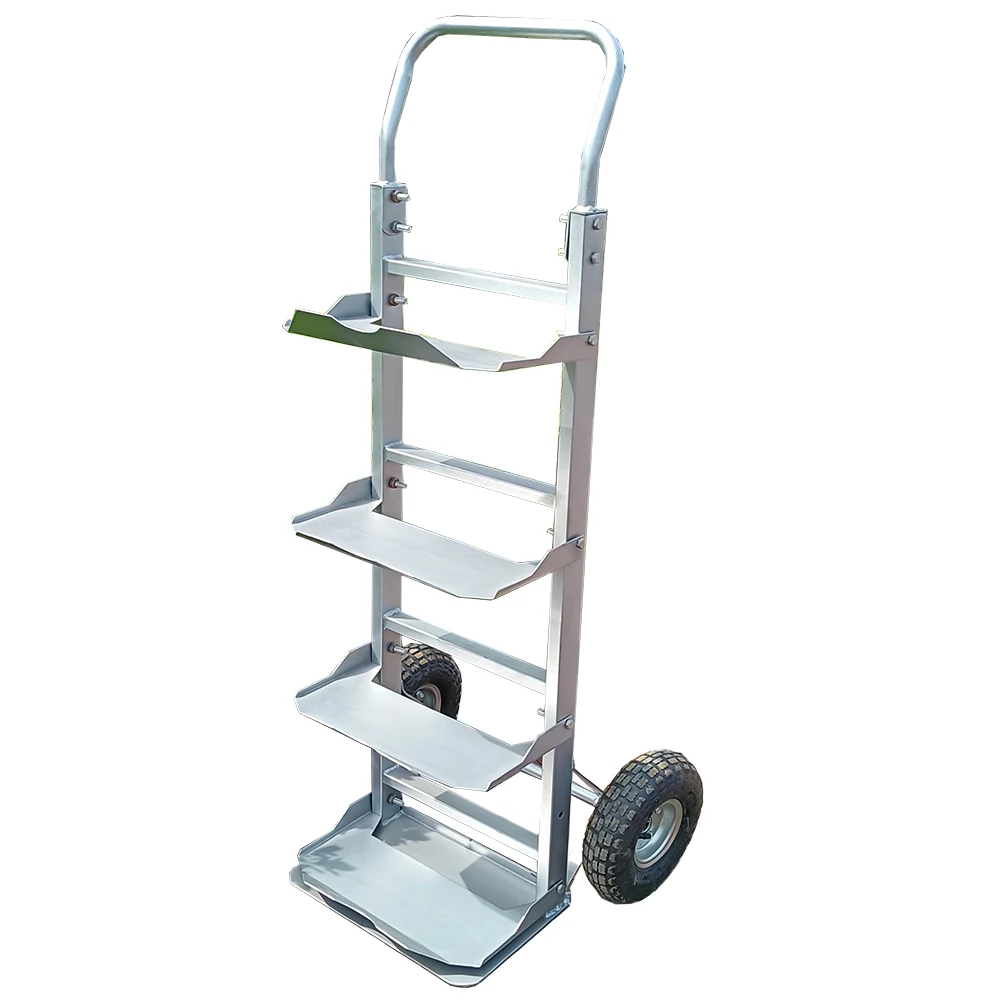 

200kgs High Steel Foldable Hand Trolleys to carry 4pcs large buckets of 5 Gallon Water