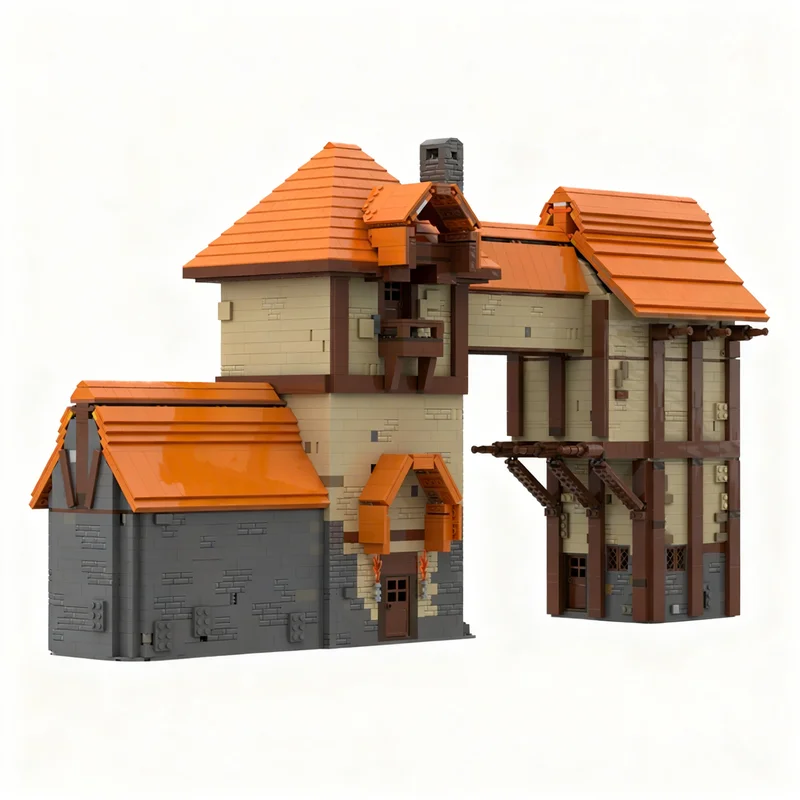 Фото 3961 деталь MOC-модель Замок Сейда Нин Моровинд, конструктор, игрушки, строительные блоки, идея для рождественского подарка, кирпичики, развивающая игрушка для детей, DIY №2