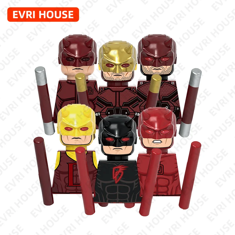 

Фигурки героев фильма Мэтт мюрдок, мини-фигурки из мультфильмов, аниме кирпичи, строительные блоки, игрушки для детей X0346 XH1981