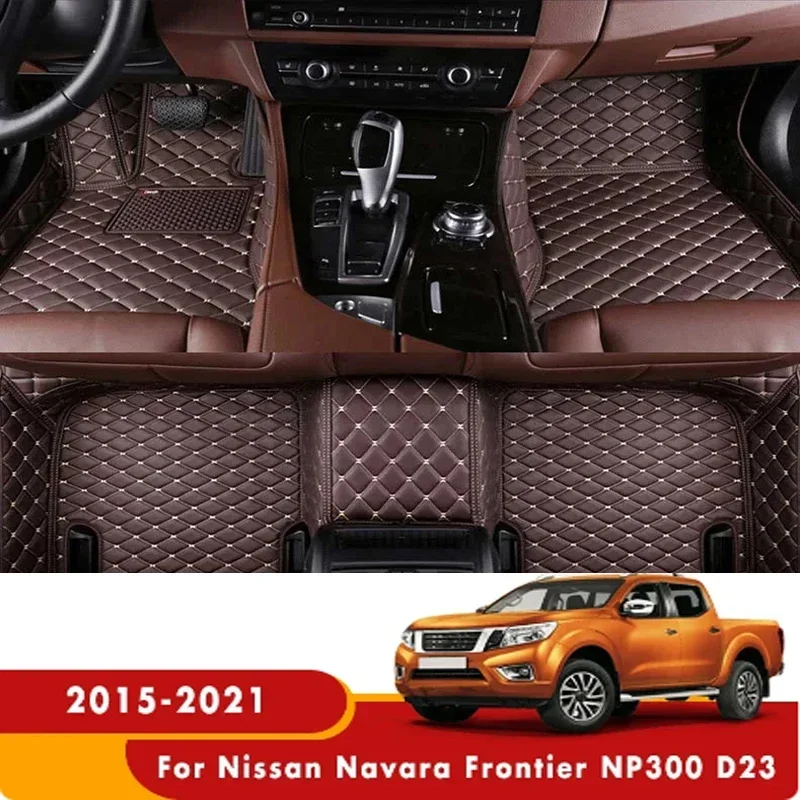 PU для Nissan Navara Frontier NP300 D23 2024 2023 2022 2021 2020 2019 2018 2017 2016 2015 Автомобильные коврики Ковры