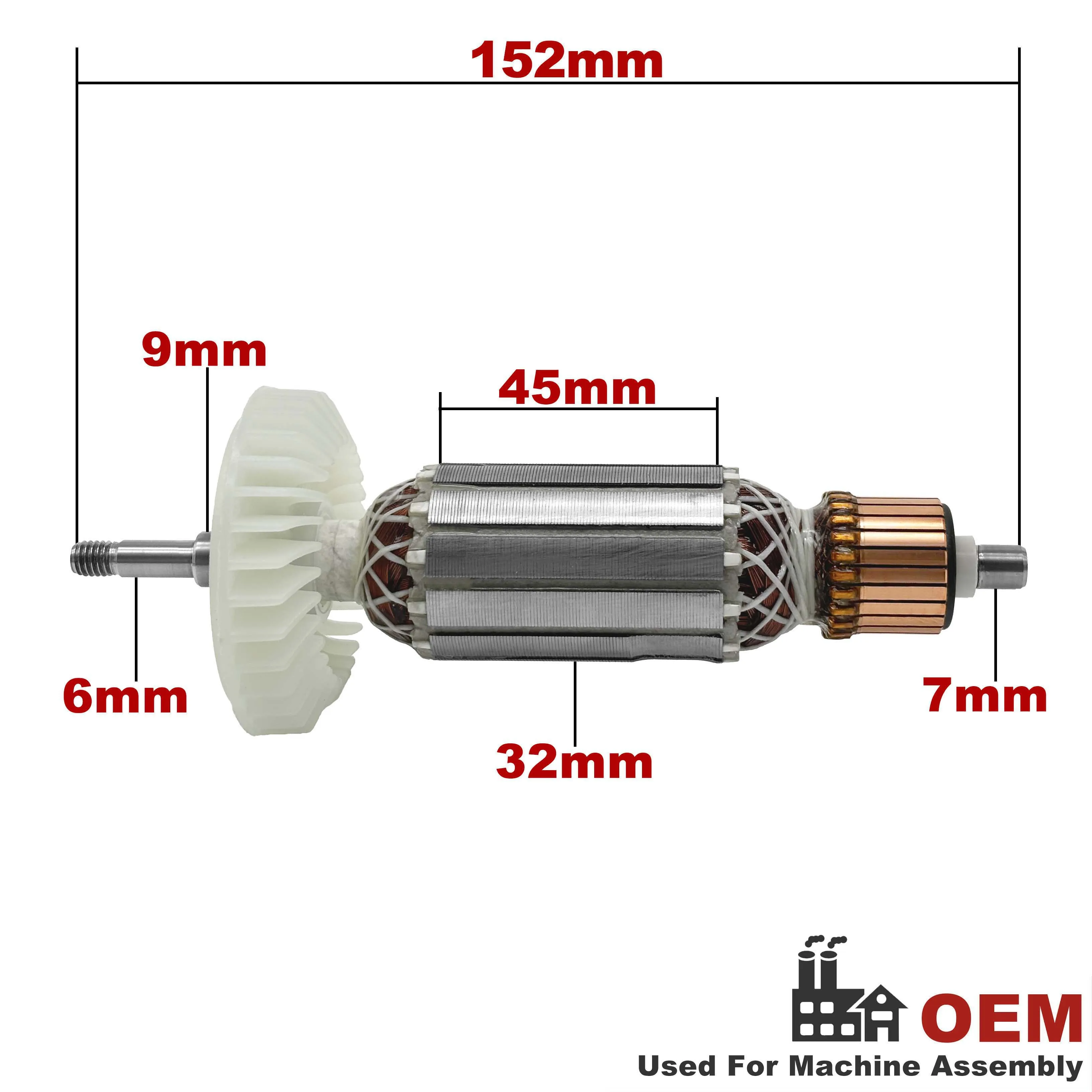 

Ротор якоря для угловой шлифовальной машины Makita THAF