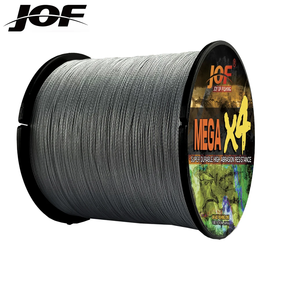 

JOF Braided Fishing Line Multifilament Carp Fly 4 Strand 300M 500M 100M Multicolor Japan Spinning Extreme PE Strong Weave