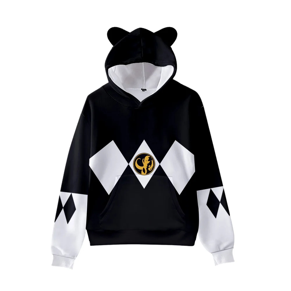 Лидер продаж осенне-зимние толстовки Mighty Morphin с 3D Цифровым принтом мужские и