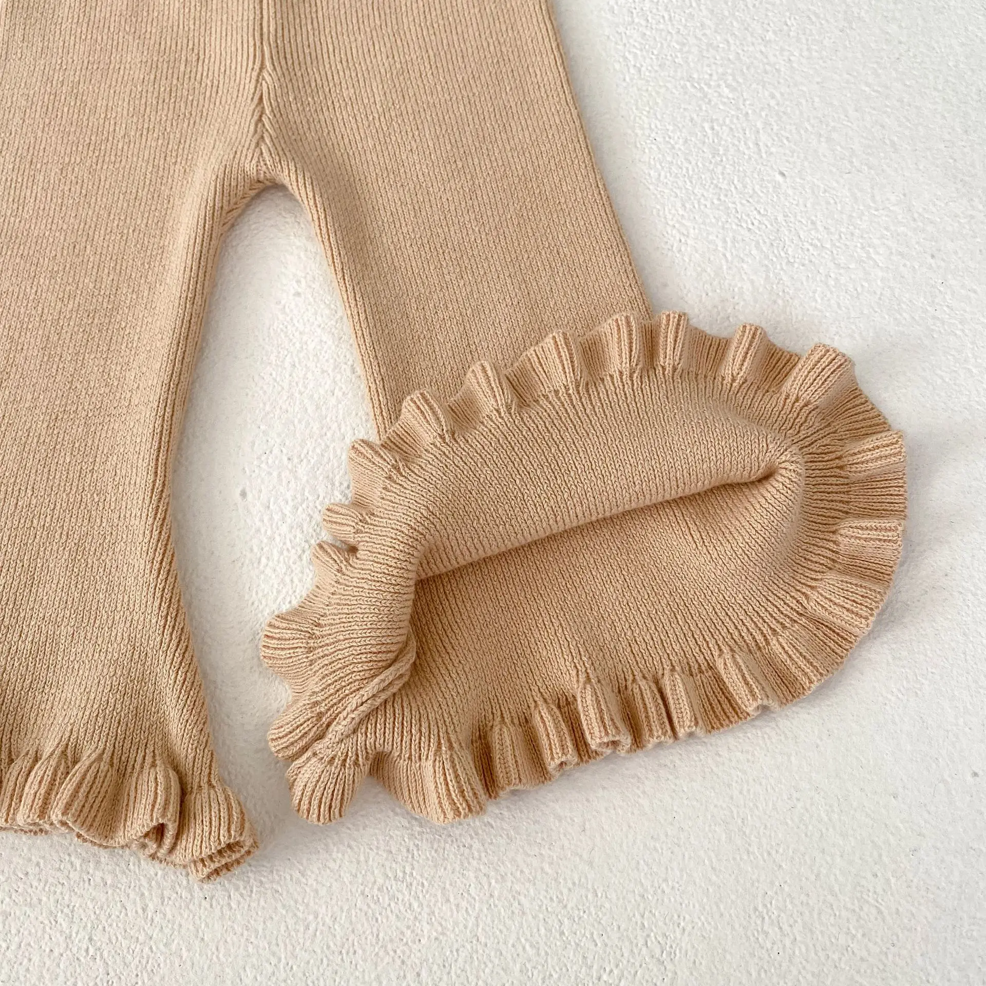 Новые модные Универсальные шерстяные трикотажные брюки для младенцев и девочек