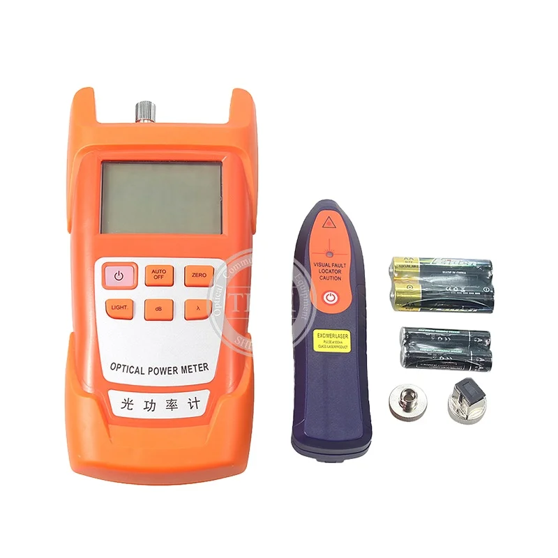17 Types 9 In 1 Fiber Optic FTTH Tool Kits With Fiber Cleaver SKL-60S Optical Power Meter And 10MW Visual Fault Locator