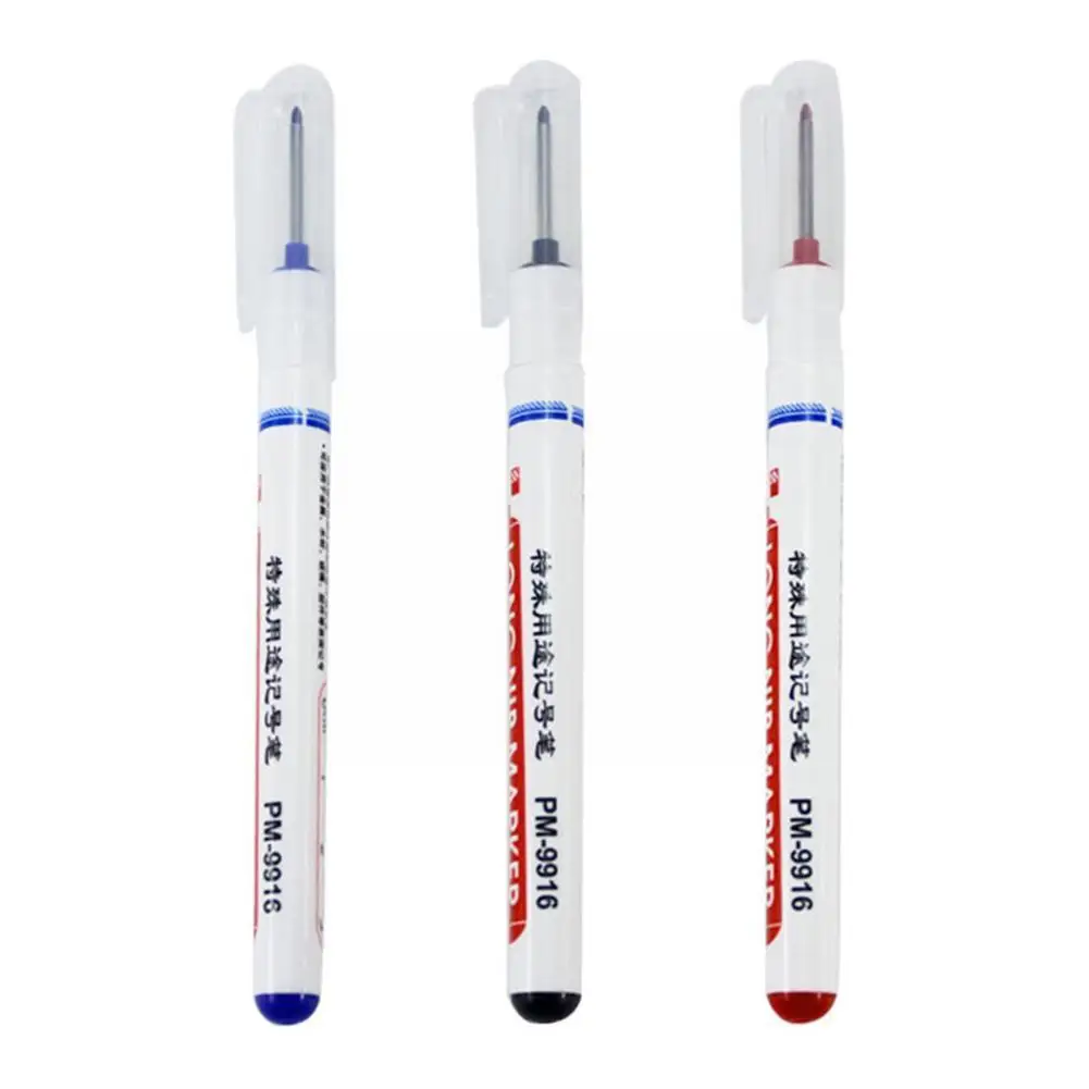 

Ручка для маркировки с длинной головкой 20 мм, черная ручка для маркировки, ручка для ванной комнаты, украшение, многофункциональная маркиро...