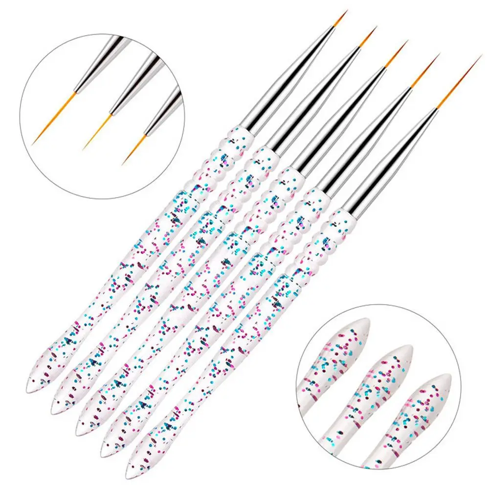 

Manicure Tools Detailing UV Gel Ultra-thin Nail Liner Painting Pen Nail Drawing Pen Nail Art Brush DIY Line Stripes