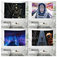 love death robots hanging bohemian tapestry indian buddha wall decoration witchcraft bohemian hippie wall hanging home decor