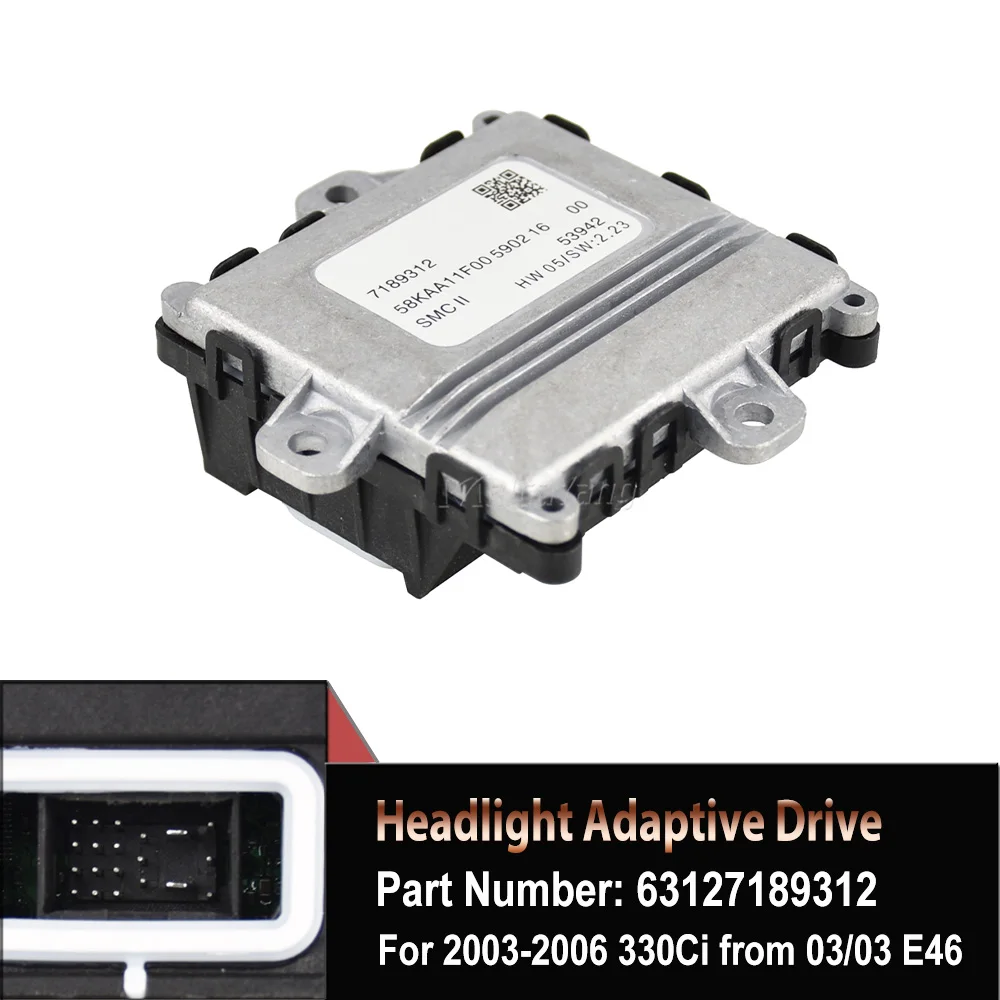 

Headlight Adaptive Drive Control Unit Module 7189312 63127189312 FOR BMW E46 E60 E65 E66 E61 E90 E91B7 E65 3 5 7 Series