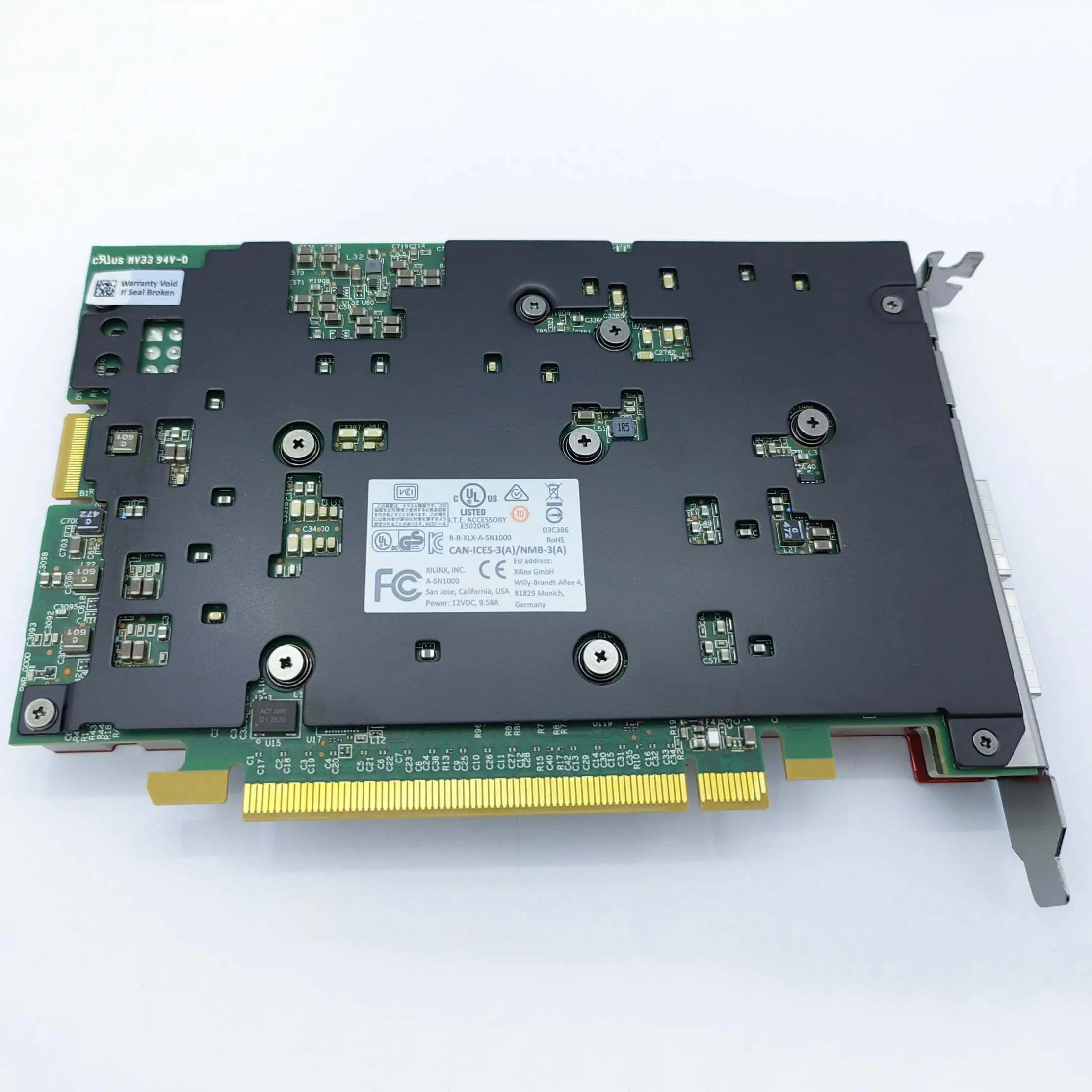 Сетевая карта XILINX Alveo SN1000 SmartNIC 2x100G 2xQSFP28 с PCle Gen 3 x16/Gen 4 x8