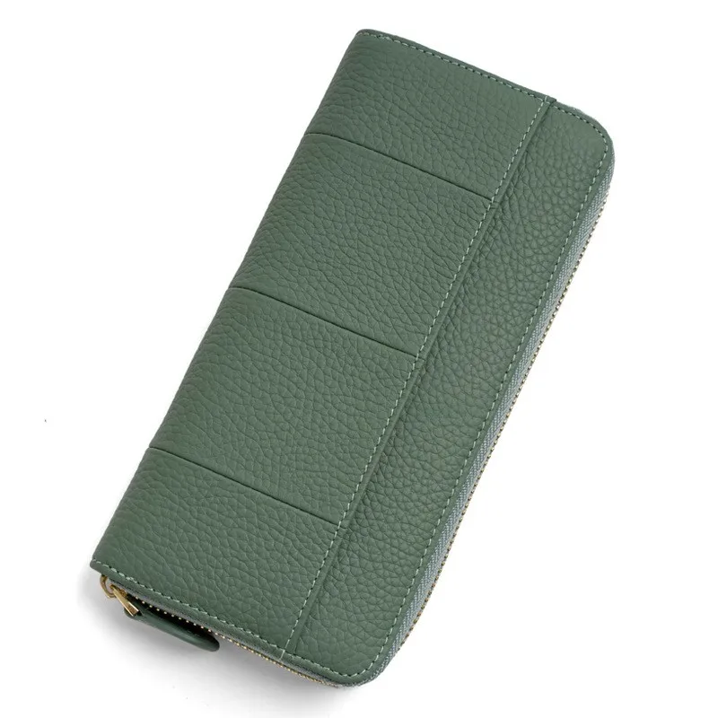 

Antimagnetic Wallet Long Zipper Women's Wallet Organ Card Small Change One Piece Large Capacity Hand-held Wallet