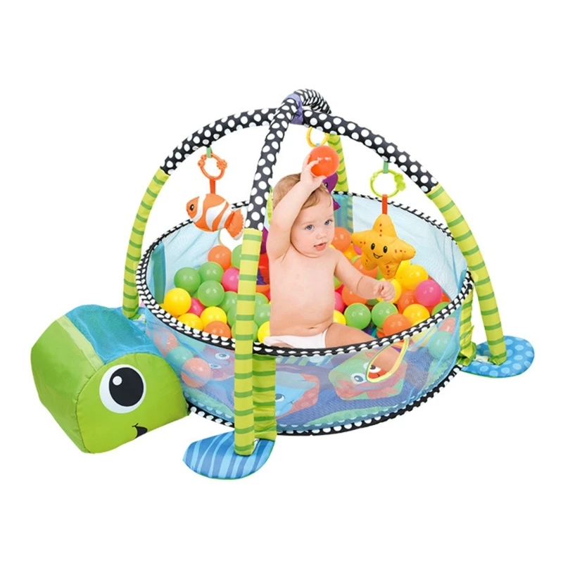 

Baby Gym Mats Activity Toy Tummy Time Balls Pit Playmat for Infant Crawling Fine Motor Skill Activity Toy for Toddlers