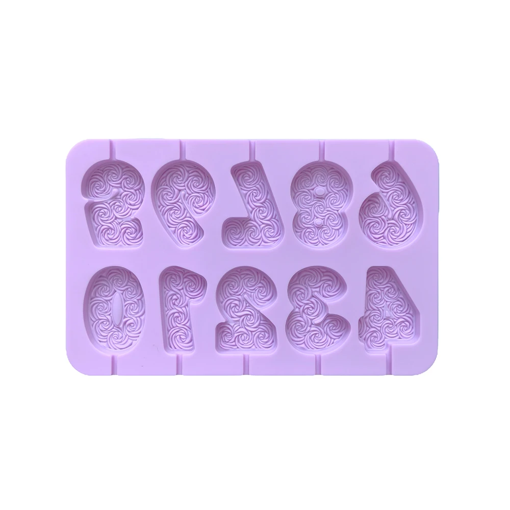 

Силиконовая форма для конфет 0-9