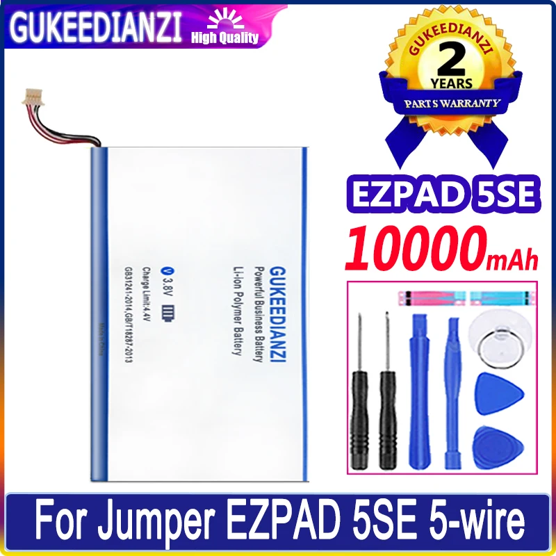 

10000mAh Large Capacity Replacement Battery For Jumper EZPAD 5SE EZPAD5 SE 5-wire Laptop High Quality Battery Li-polym Bateria