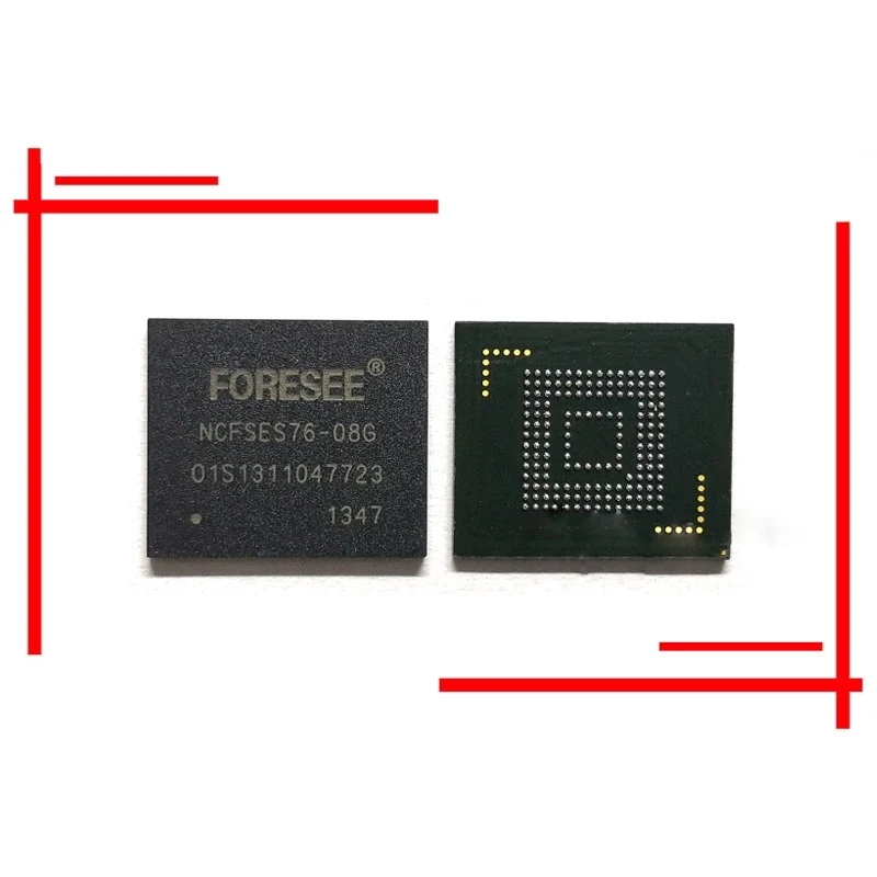 

100% Test EMMC 8GB NCFSES76-08G NCFSESA8-08G NCFSESA6-08G 153BGA чипсет